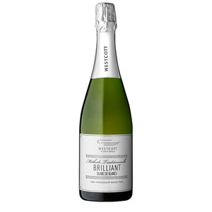A bottle of 2021 Brilliant Traditional Method Blanc de Blancs