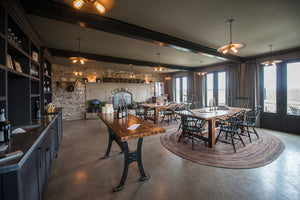 Inside the Westcott Vineyards tasting room.