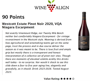 Westcott Vineyards 2020 Pinot Noir