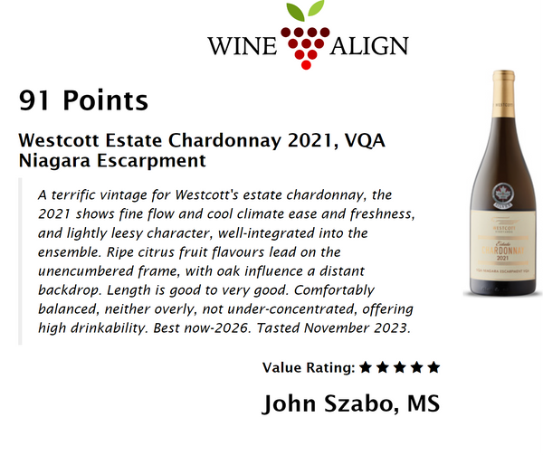 Westcott Vineyards 2021 Estate Chardonnay