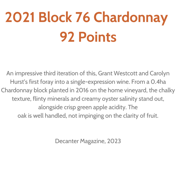 Westcott Vineyards Block 76 Chardonnay