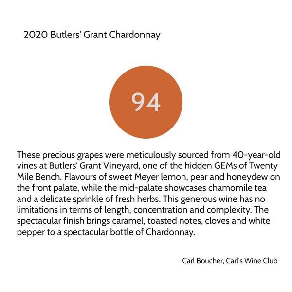 2020 Butlers' Grant Chardonnay