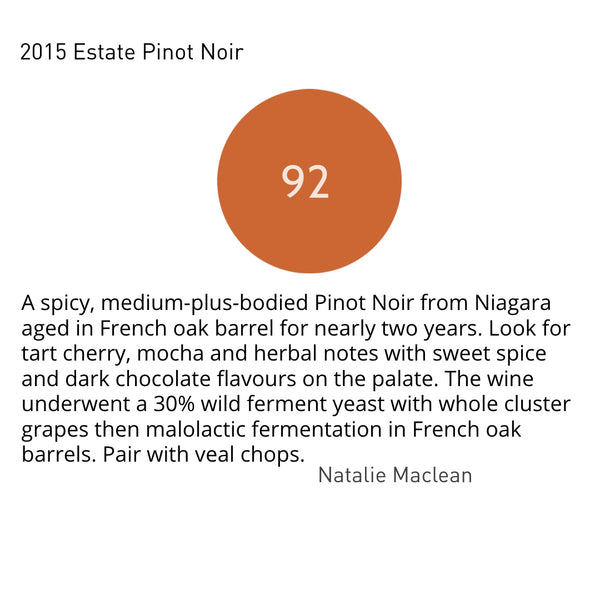 2015 Estate Pinot Noir