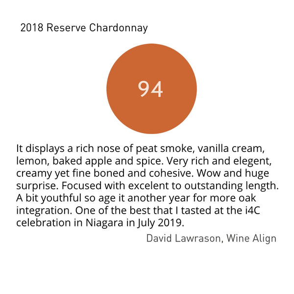 2018 Reserve Chardonnay