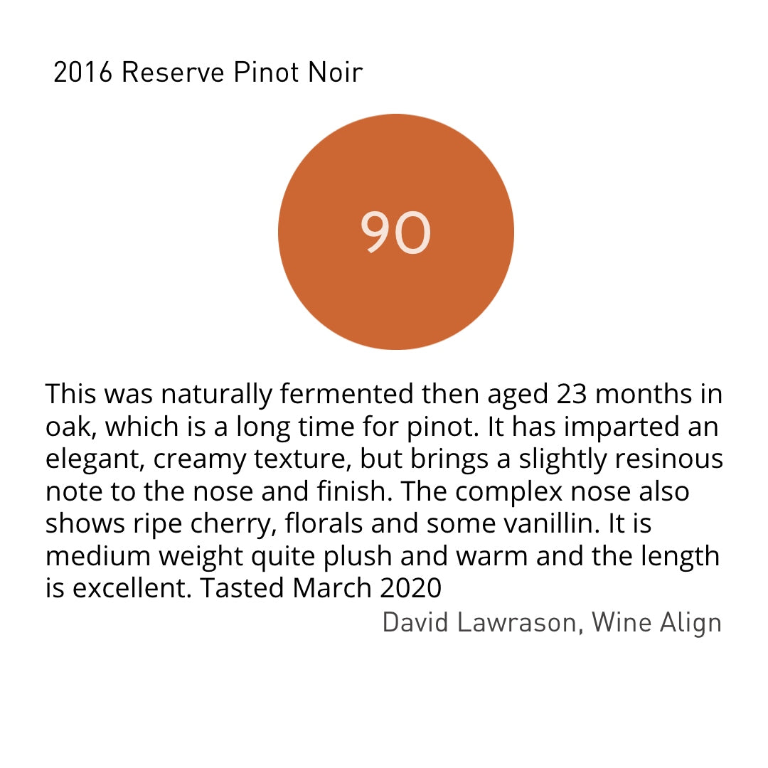 2016 Reserve Pinot Noir Westcott Vineyards