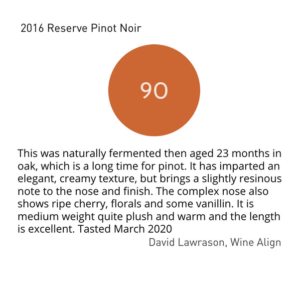 2016 Reserve Pinot Noir