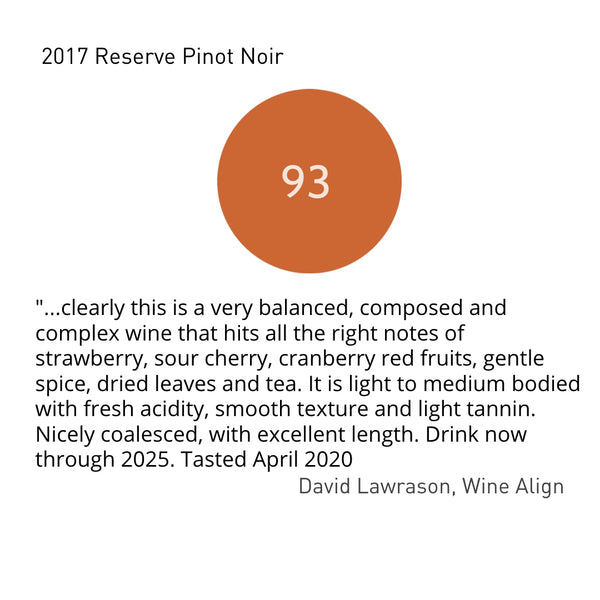 2017 Reserve Pinot Noir